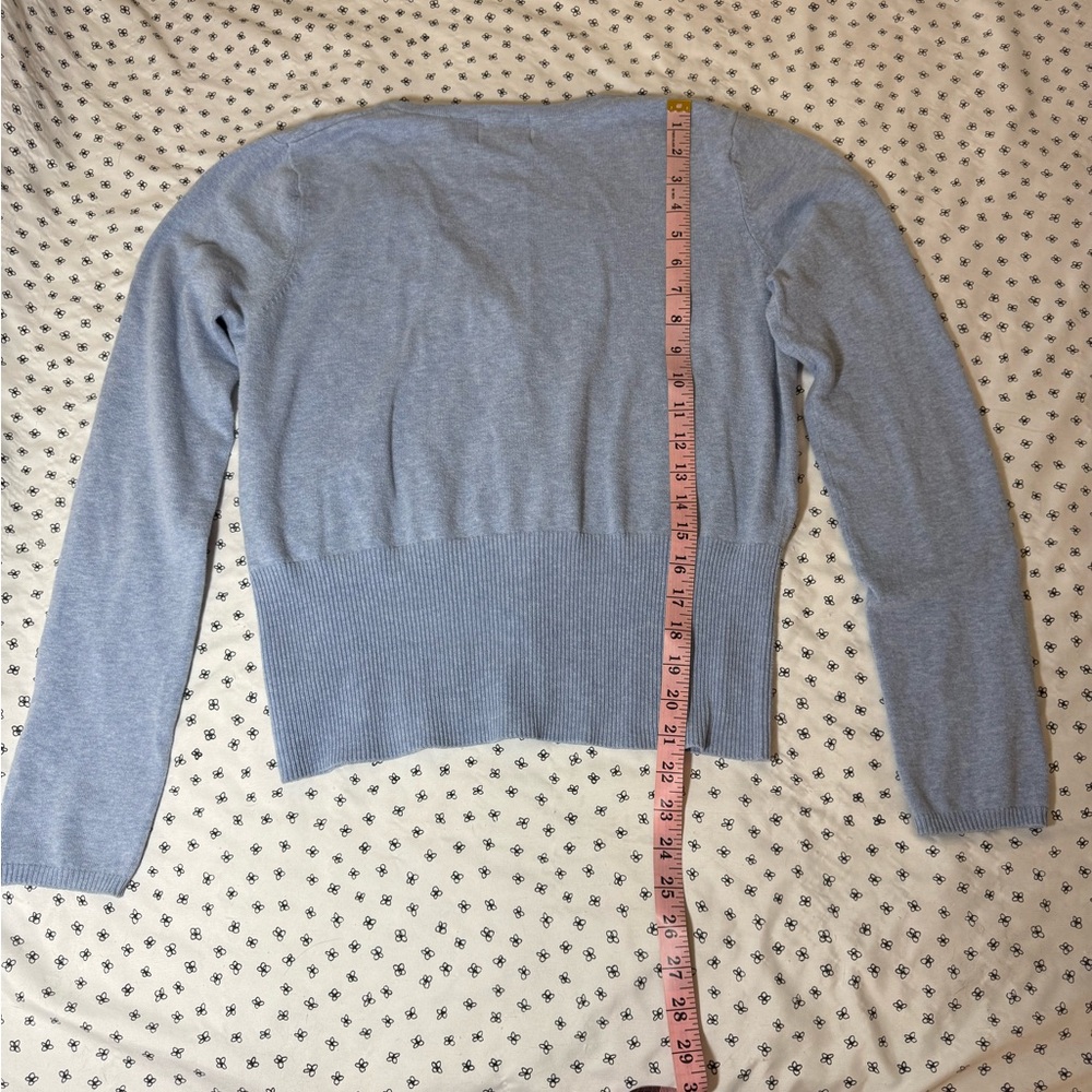 Old Navy Light Blue V-Neck Cardigan Sweater - Picture 6 of 8